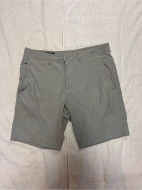 Nordstrom Men's Light Blue Flat-Front Casual Shorts